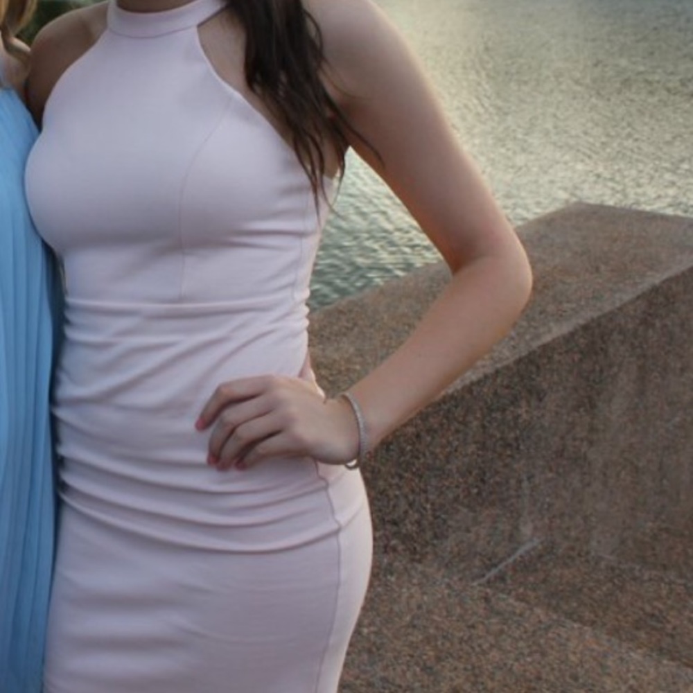 Blush Cocktail/ Homecoming Dress